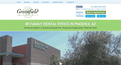 Desktop Screenshot of greenfieldfamilydentist.com